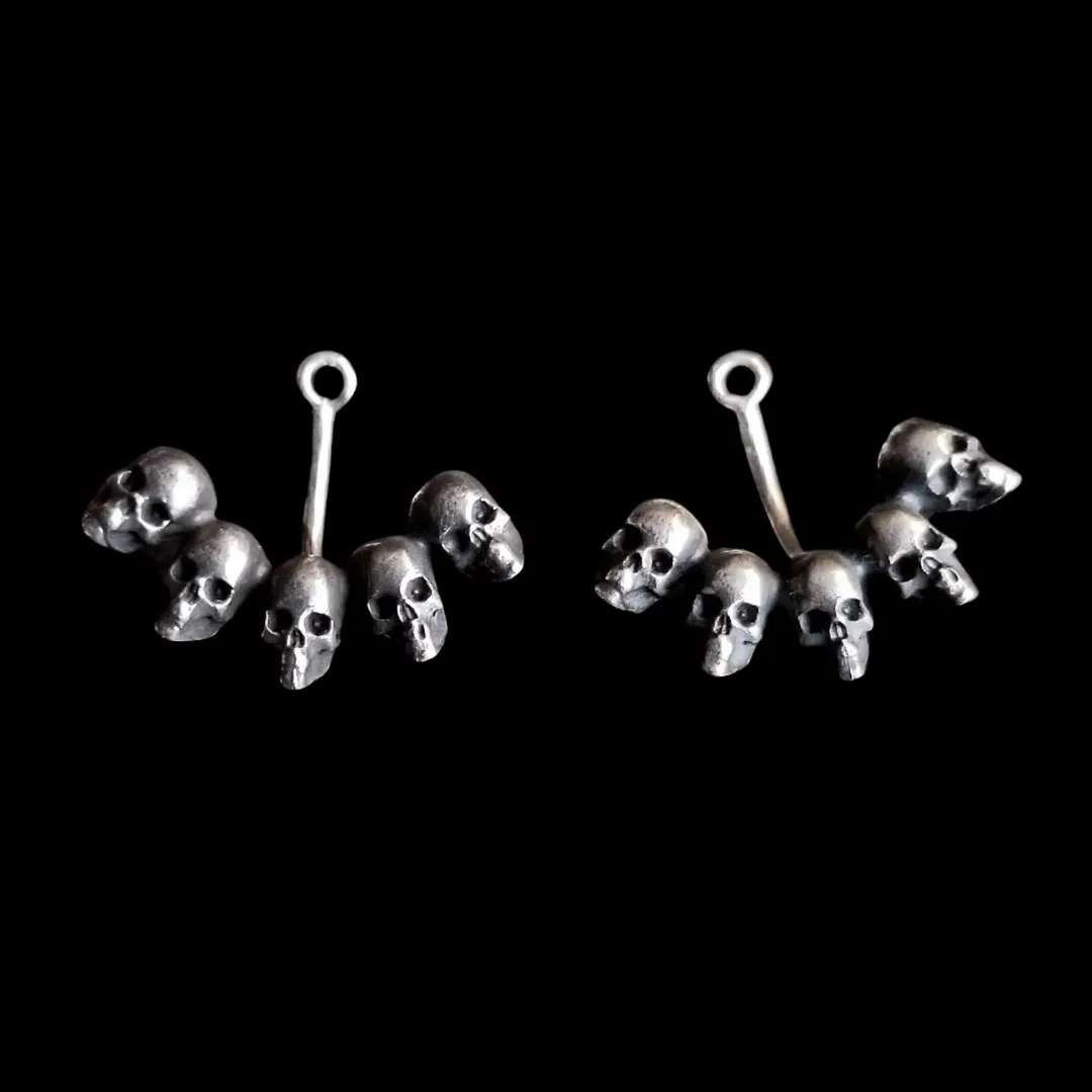 Skull Ear Jackets