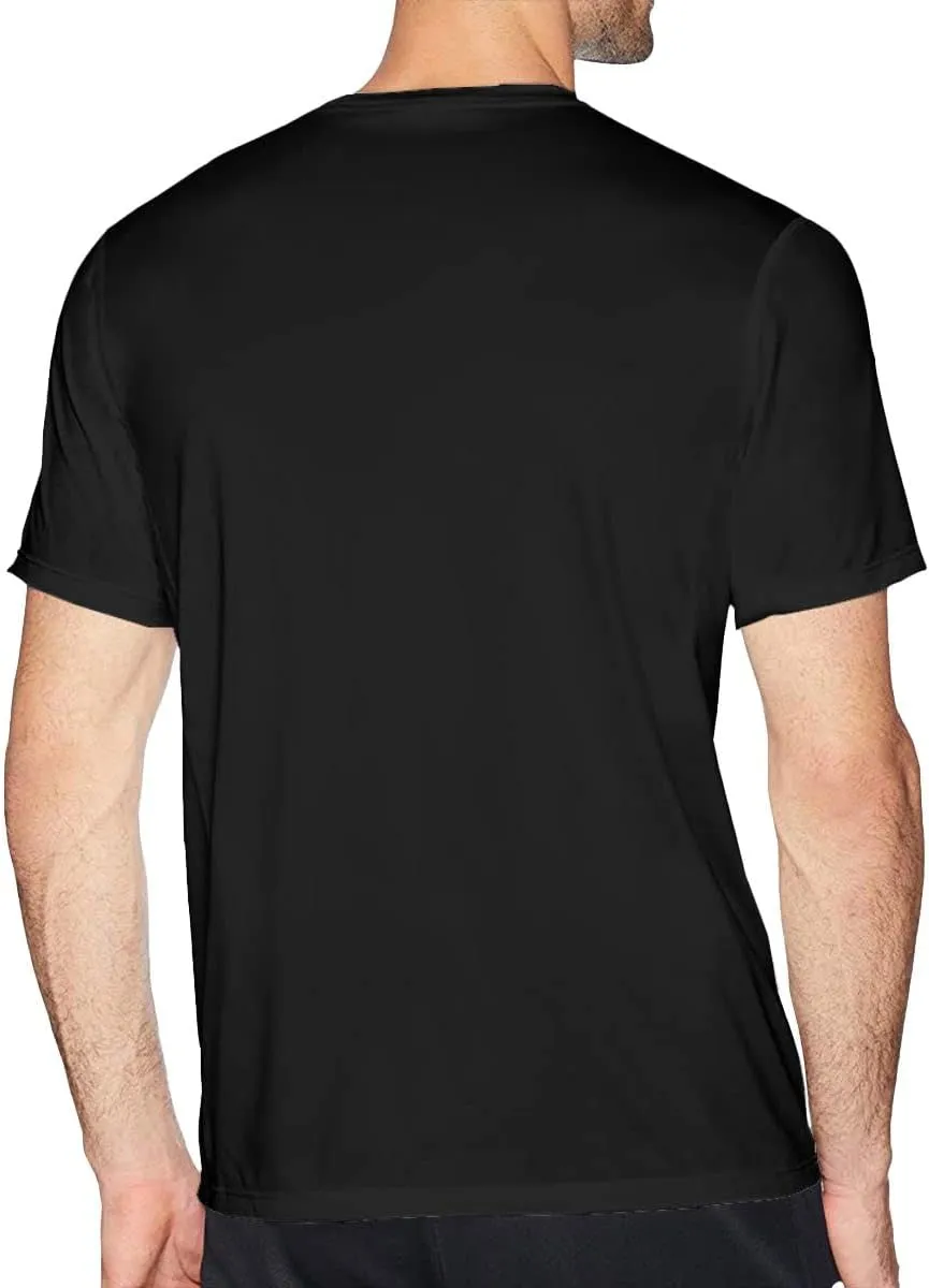 Solid Color Printed Men's T Shirt Cotton Round Neck T Shirts Tee