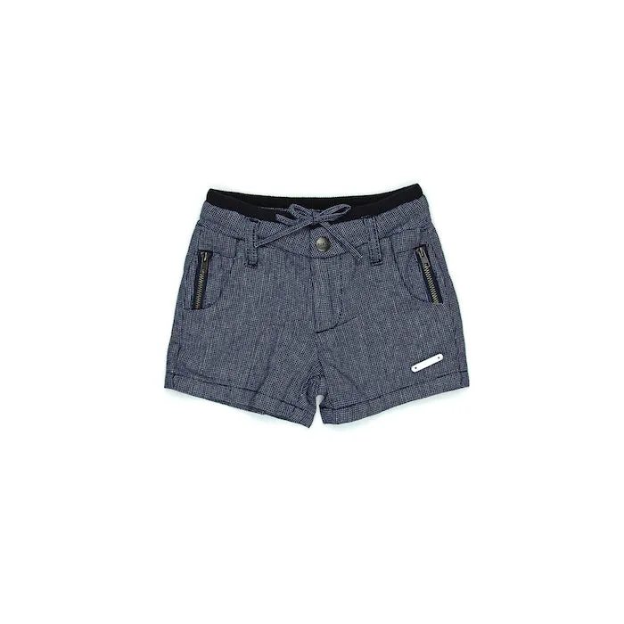 Sudo Mini Oscar Linen Shorts - Oxford Blue