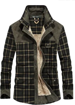 Sweatshirts for Men,Men's Button Down Regular Fit Long Sleeve Plaid Flannel Casual Shirts Men's Cotton Flannel Shirt Top