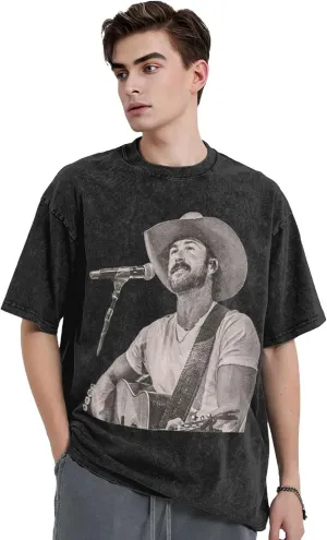 T Shirts for Men Oversized Loose Fit Tshirt Heavy Cotton Washed Vintage Tee Unisex