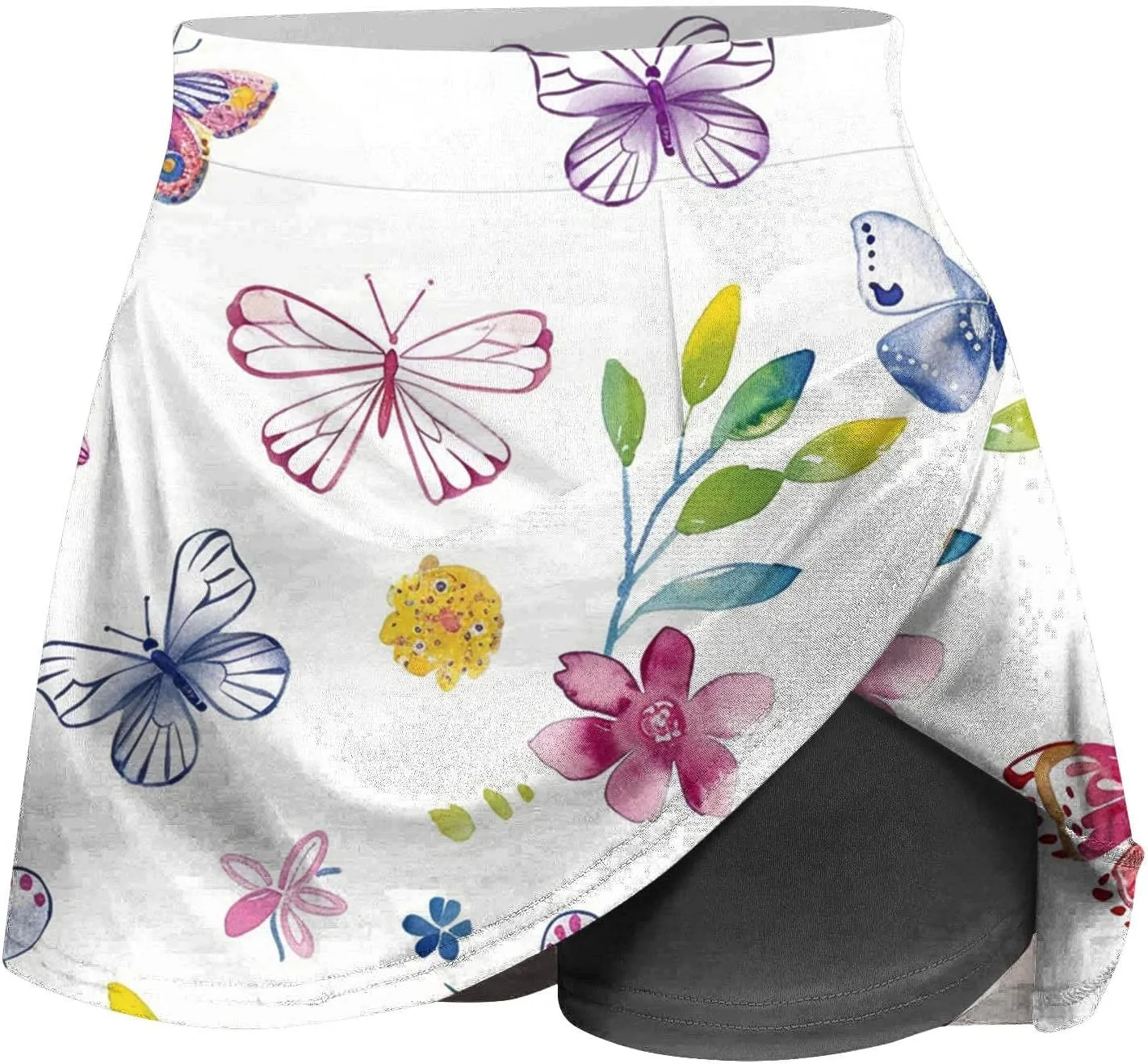 TANGNADE Skorts for Women Dressy Casual Skirt Athletic Inner Shorts for Running Tennis Golf Comfy Workout Sports Outfits