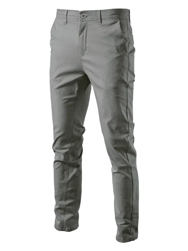 TEEK - Mens Casual Solid Color Pants