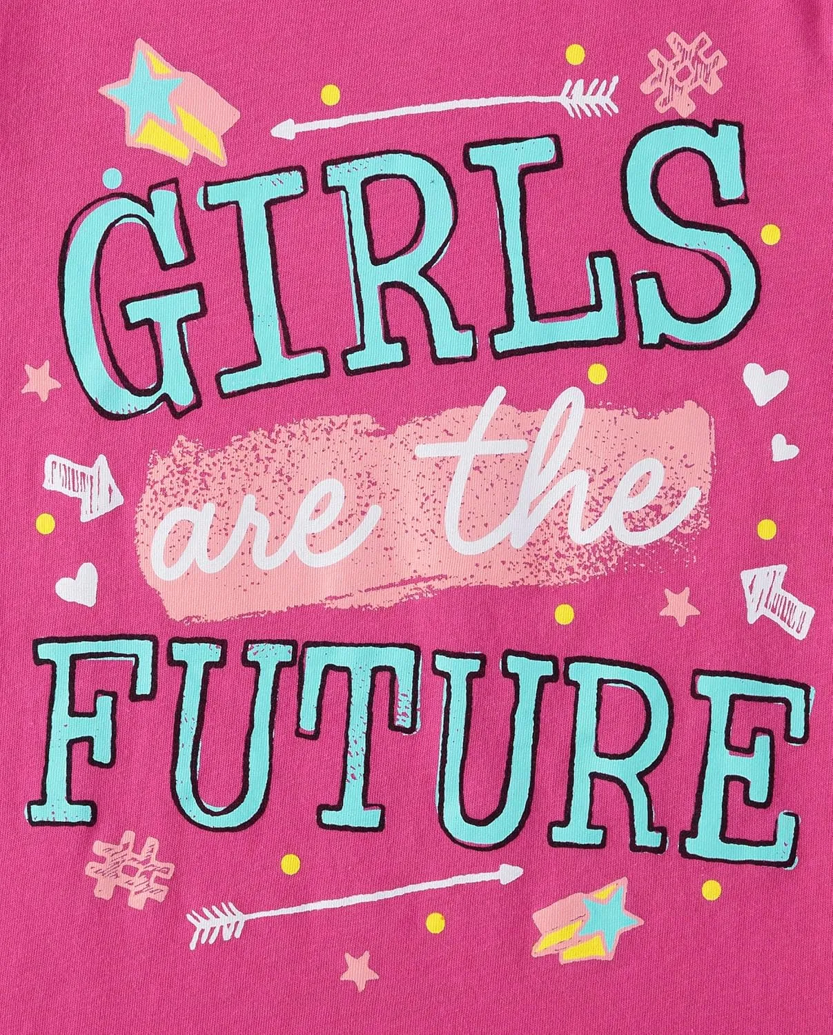 The Children's Place Girls' School Days Short Sleeve Graphic T-Shirts, Multipack
