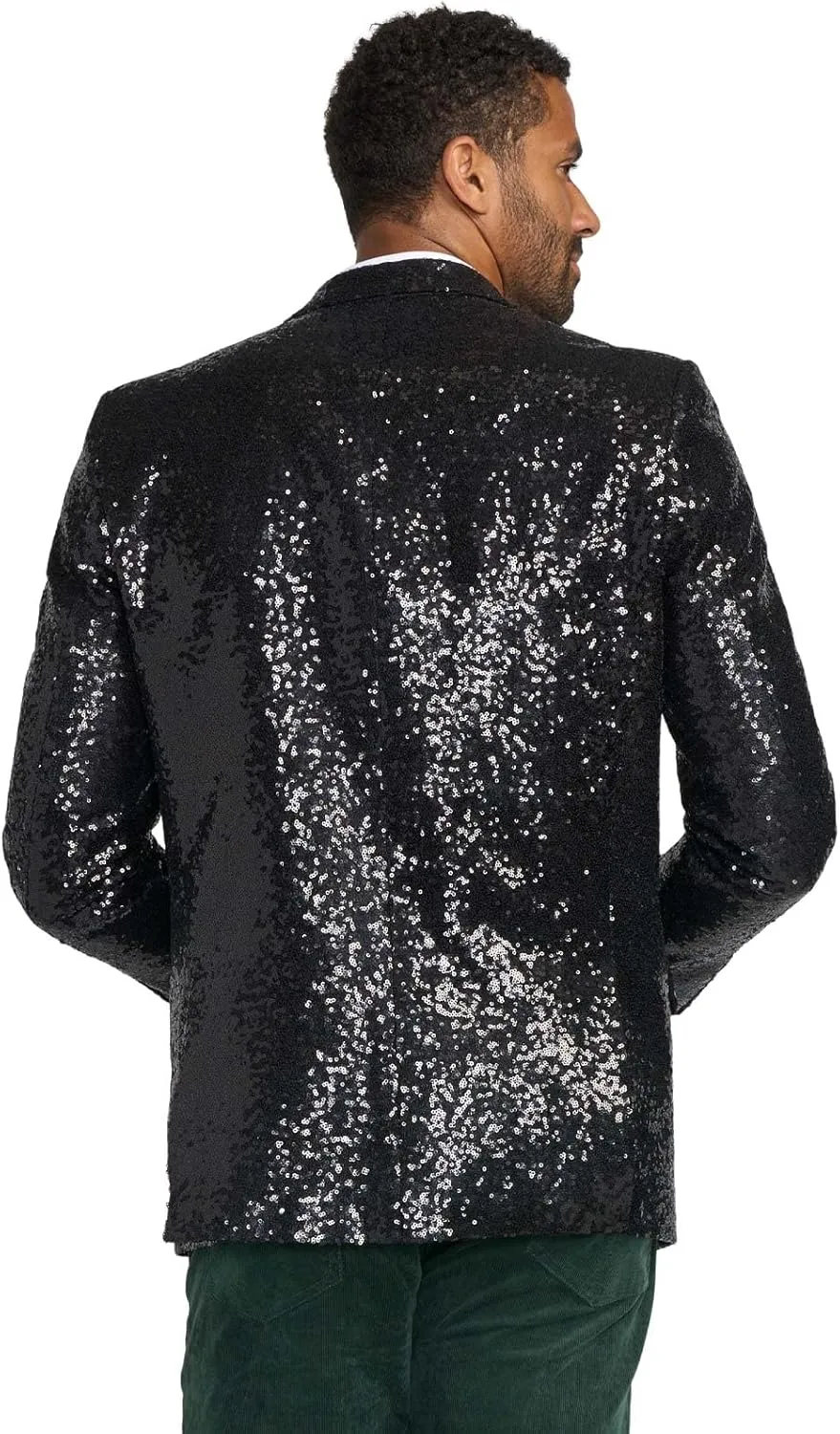Tipsy Elves Men's Colorful Allover Sequin Blazers - Shiny Holiday New Years Ever Jackets