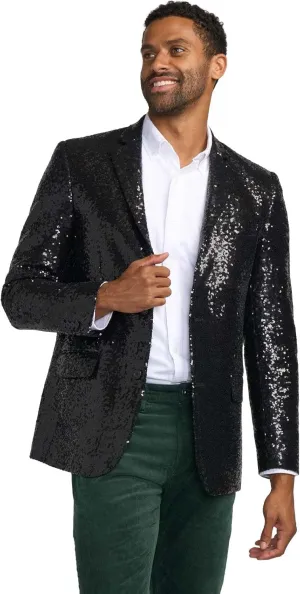 Tipsy Elves Men's Colorful Allover Sequin Blazers - Shiny Holiday New Years Ever Jackets