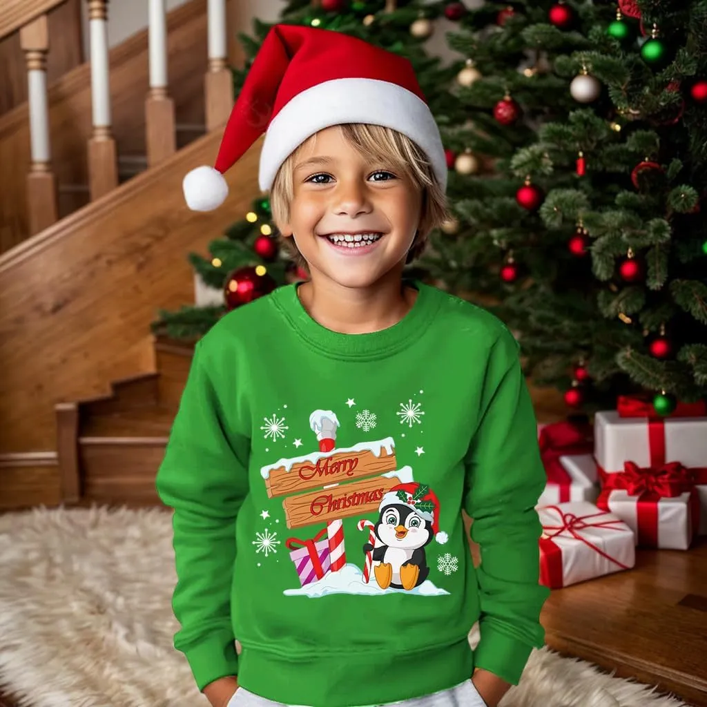 Toddler Girls Christmas Sweatshirt Kids Santa Claus Elk Bear Shirt Xmas Cotton Long Sleeve Tops for 1-7T