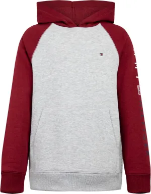 Tommy Hilfiger Boy's Long Sleeve Fleece Pull-over Hoodie