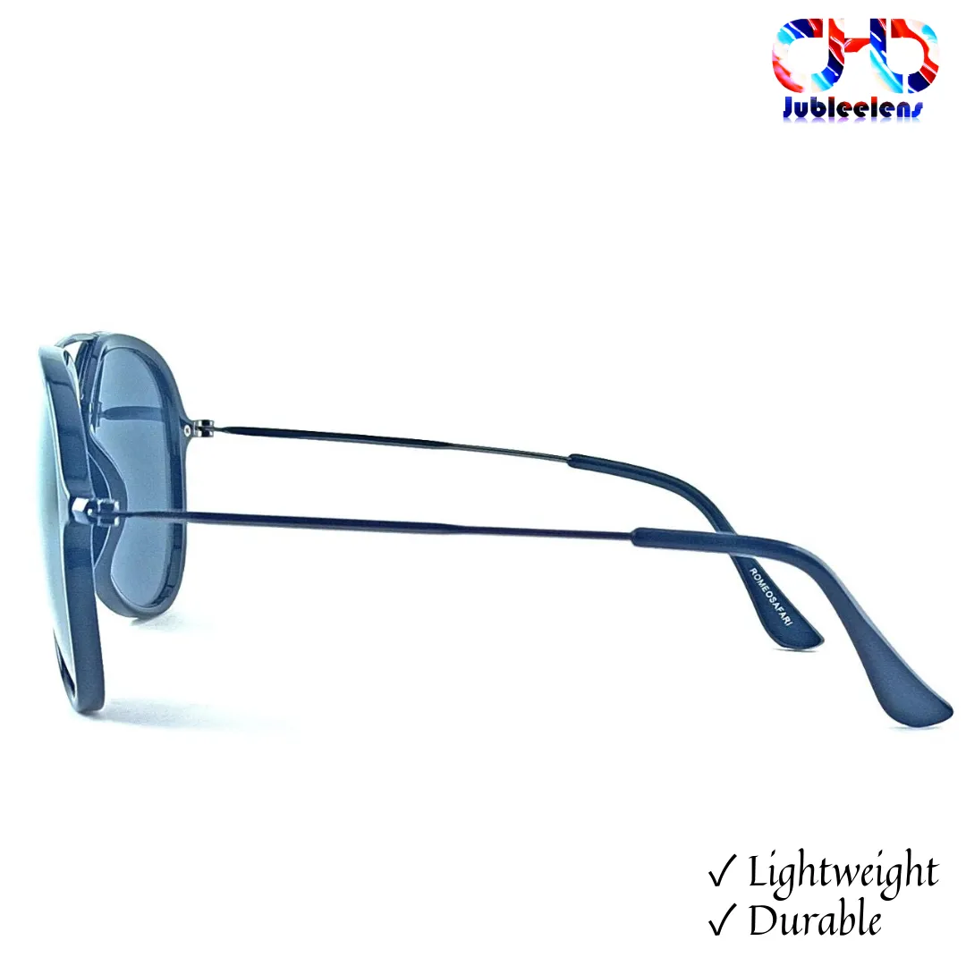 Trendy Aviator Jubleelens® Black Polarised Sunglasses For Men