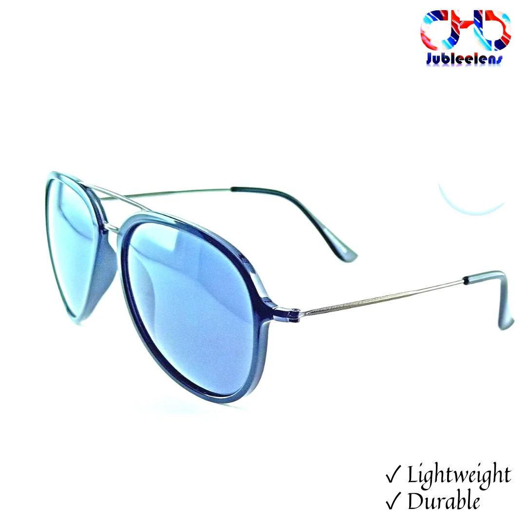 Trendy Aviator Jubleelens® Black Polarised Sunglasses For Men