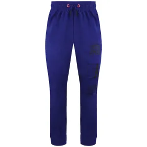 Under Armour Rival Terry Mens Blue Track Pants
