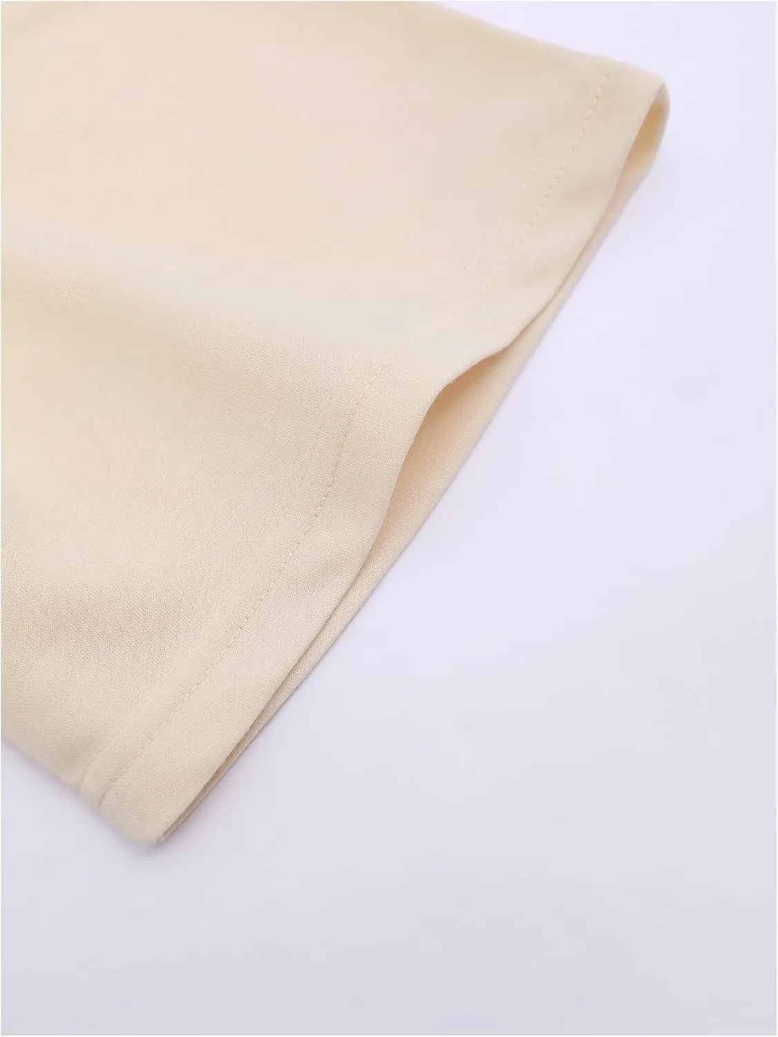 Verdusa Men's Casual Oversized T Shirts Summer Round Neck Short Sleeve Basic Tee Tops