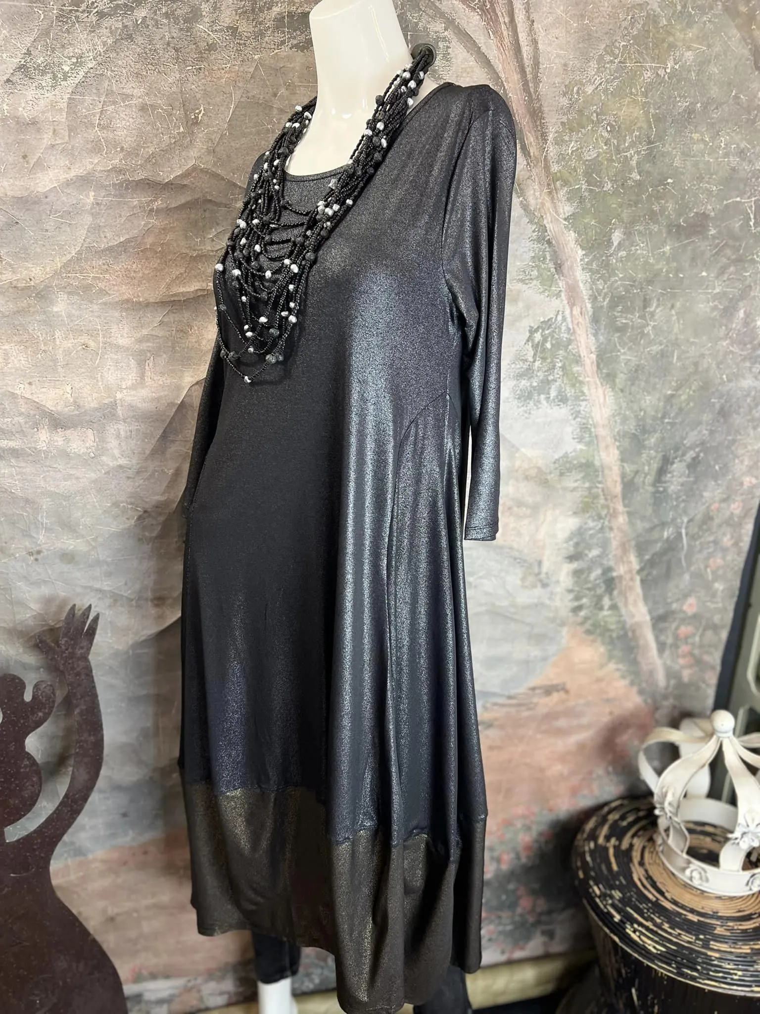 VG-1930 Demi Dress-Silver