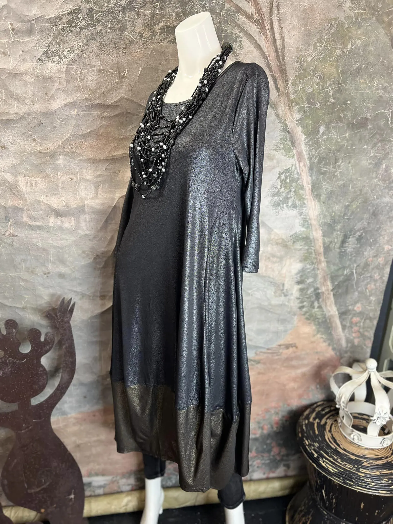 VG-1930 Demi Dress-Silver