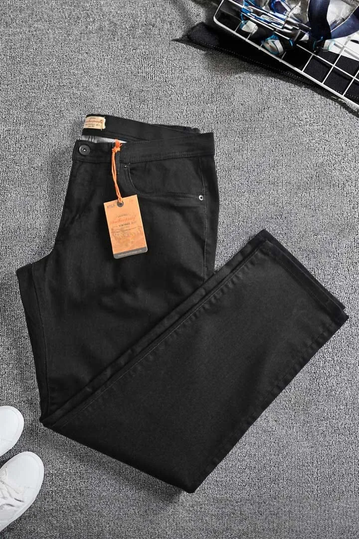 Vintage Men's Classic Regular Fit Denim