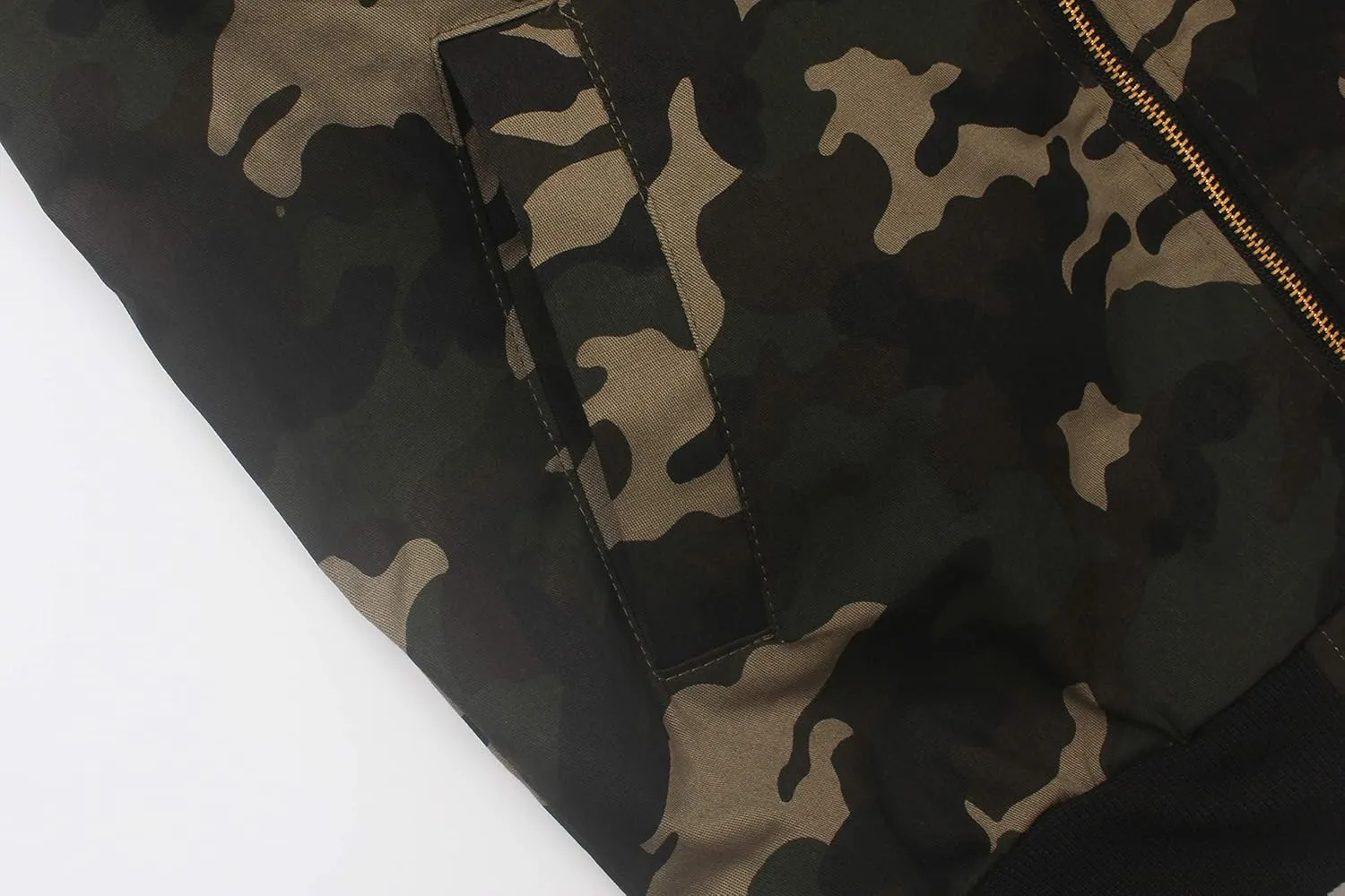 VisiChenup Camo Jacket for Women Lightweight Casual Long Sleeves Camouflage Coat with Pocket