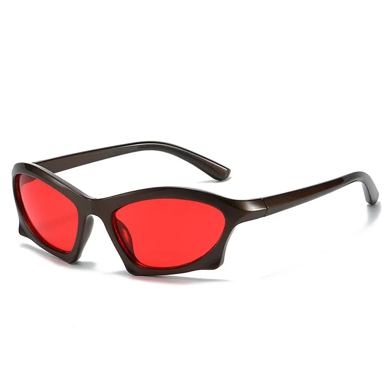 Wholesale Modern Retro Geometric Sunglasses Trendy Sunglasses