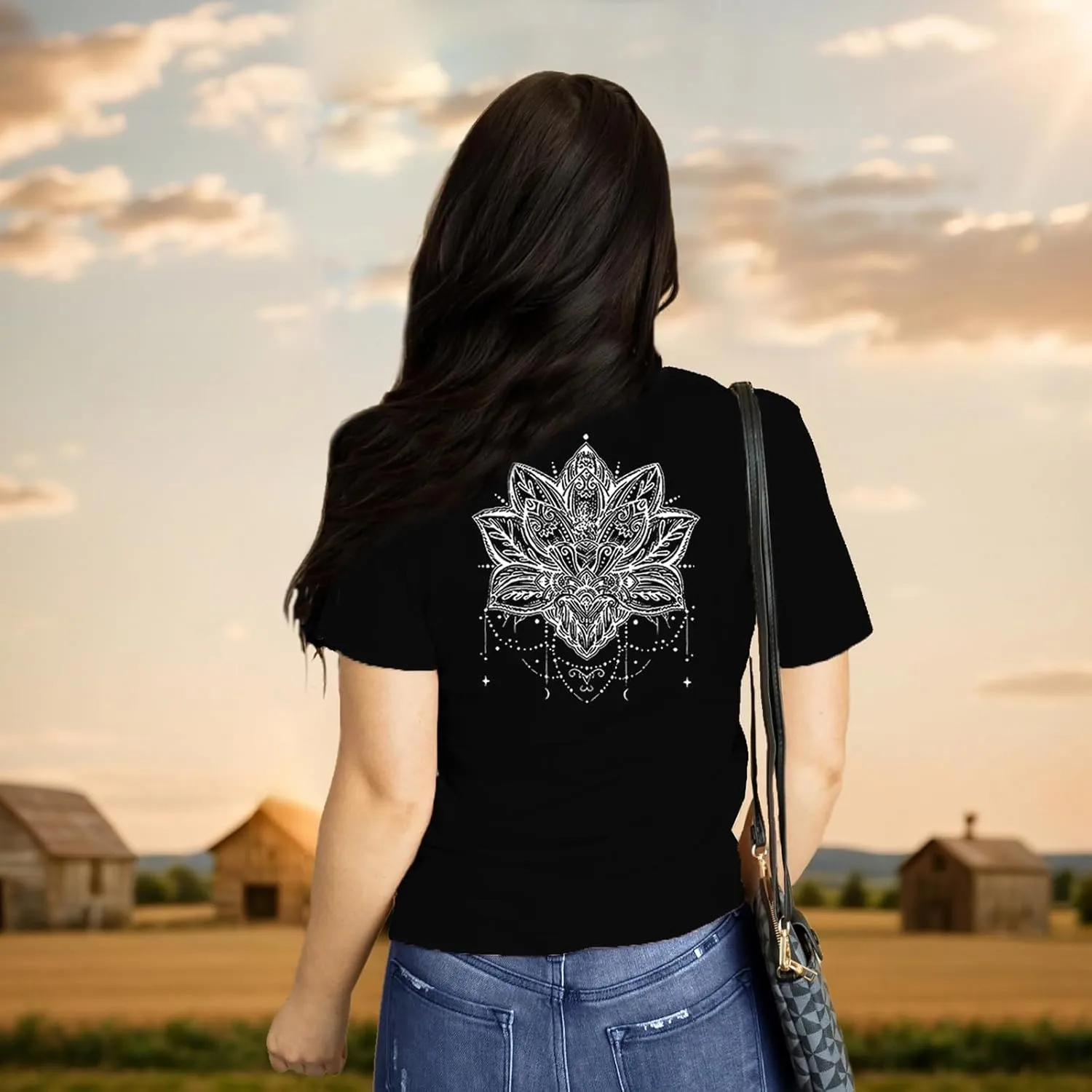 Women Graphic T-Shirts Casual Short Sleeve Tee Tops(Available in Plus Size)