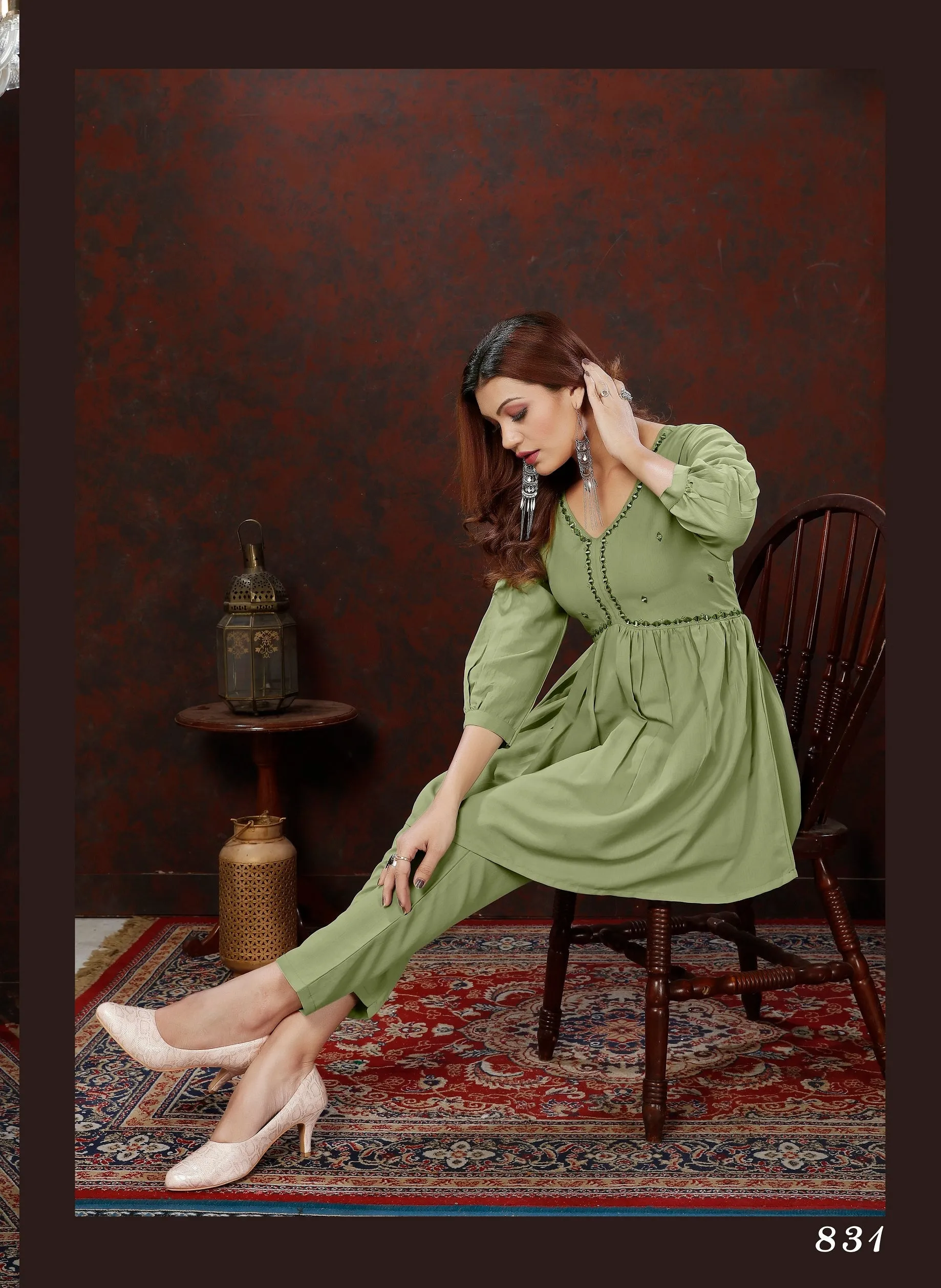 Women Party Wear Embroidery Worked  Co-Ord Set Collection