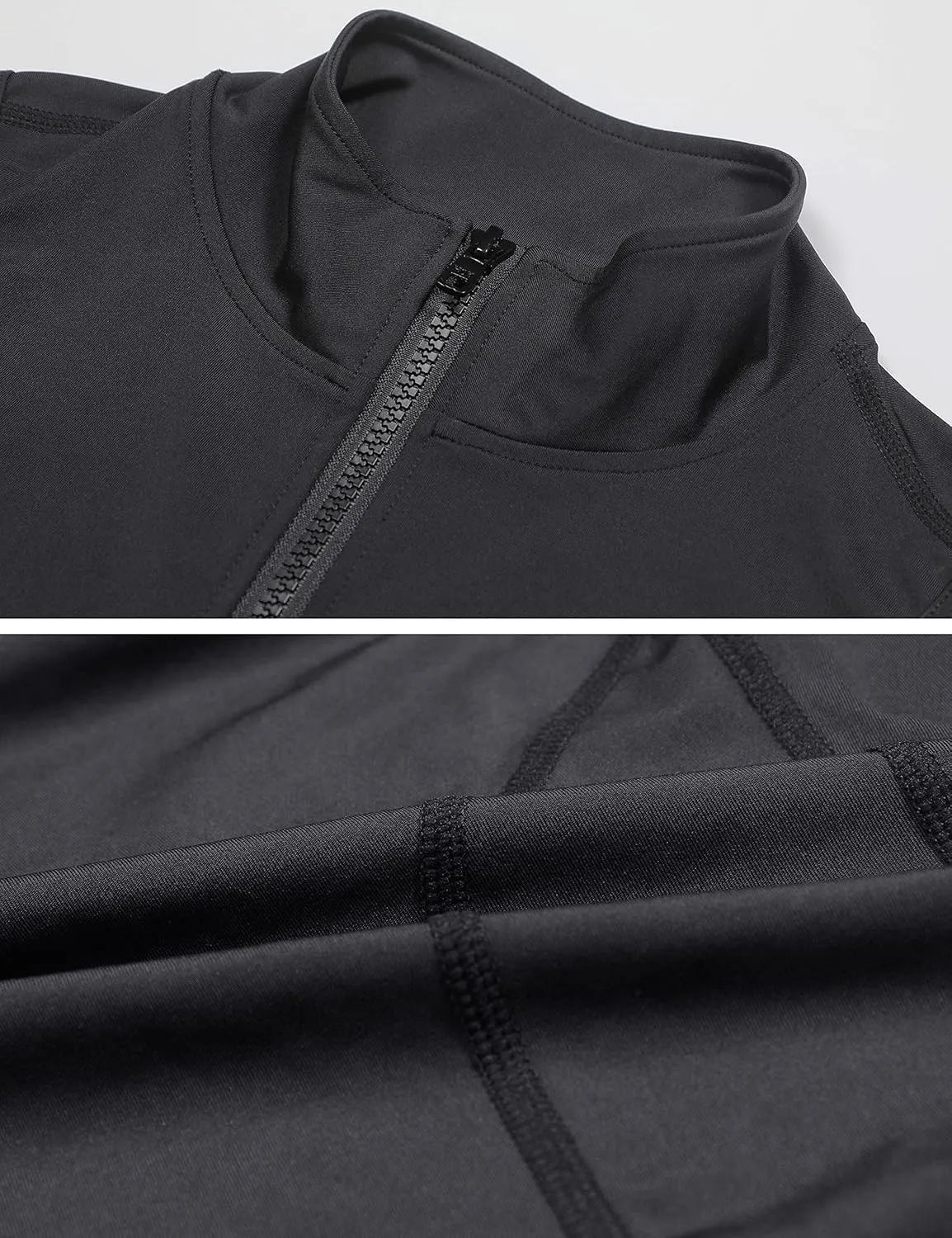 Women Summer Lightweight Cropped Athletic Zip Up Sleeveless Jackets Workout Gym Seamless Vests