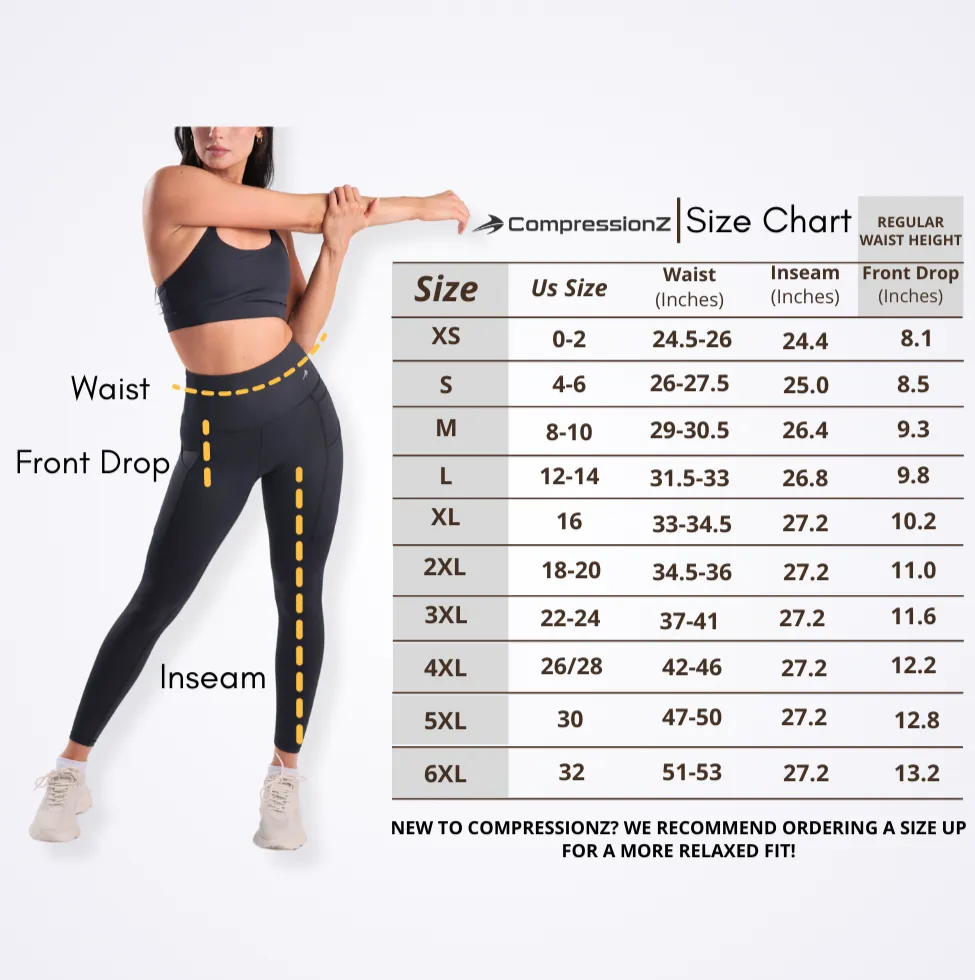Women's Compression Leggings - Black