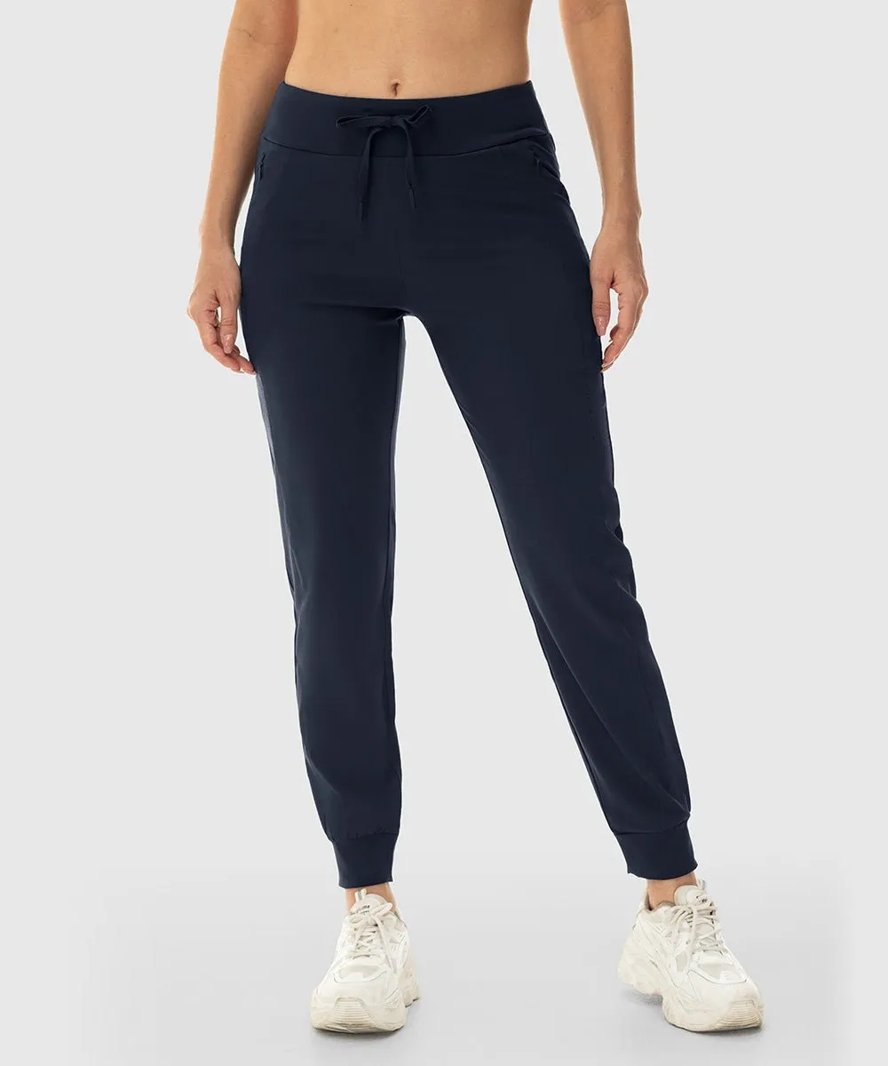 Women's Lightweight Stretch Tapered Athletic Jogging Pants