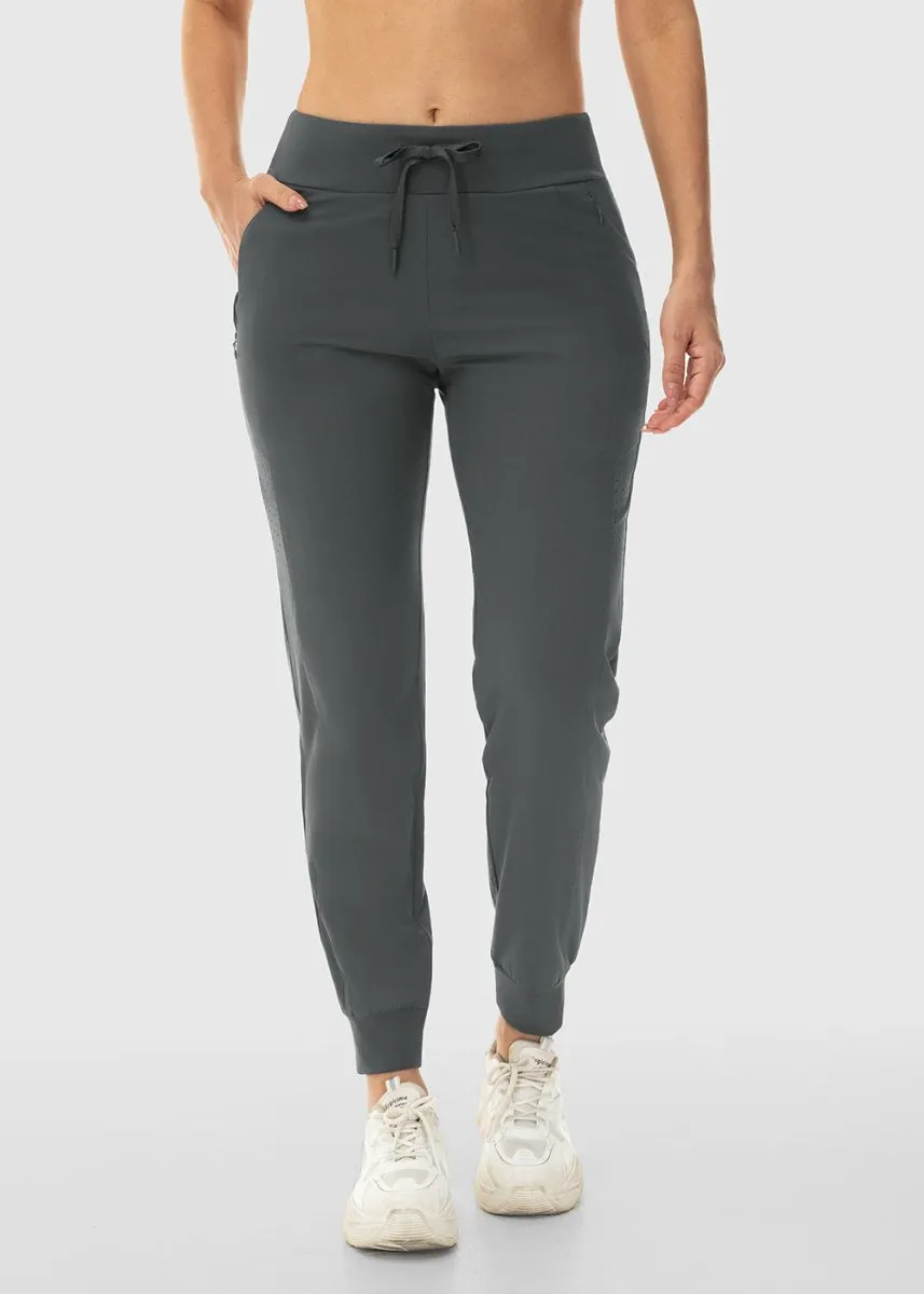Women's Lightweight Stretch Tapered Athletic Jogging Pants