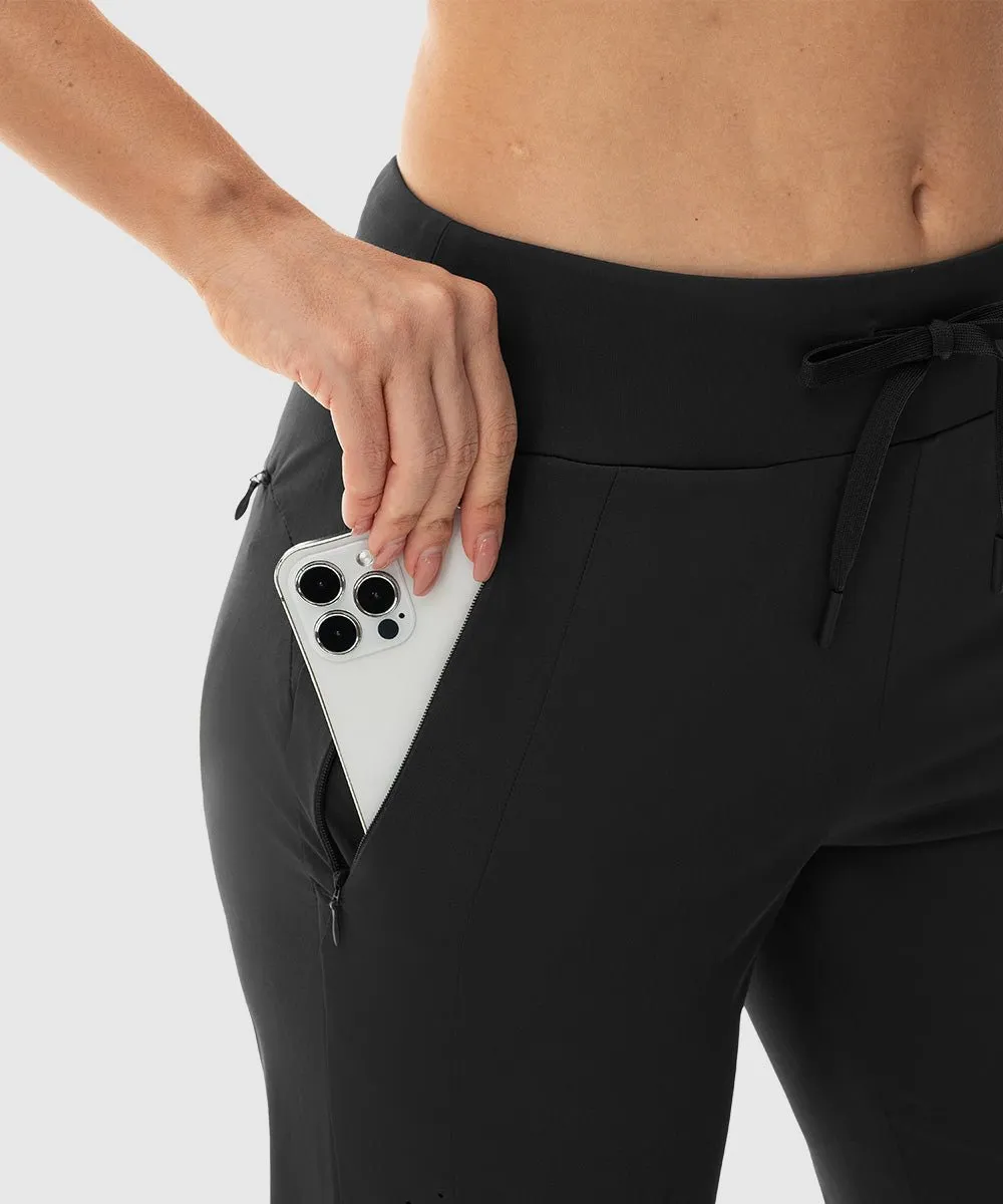 Women's Lightweight Stretch Tapered Athletic Jogging Pants