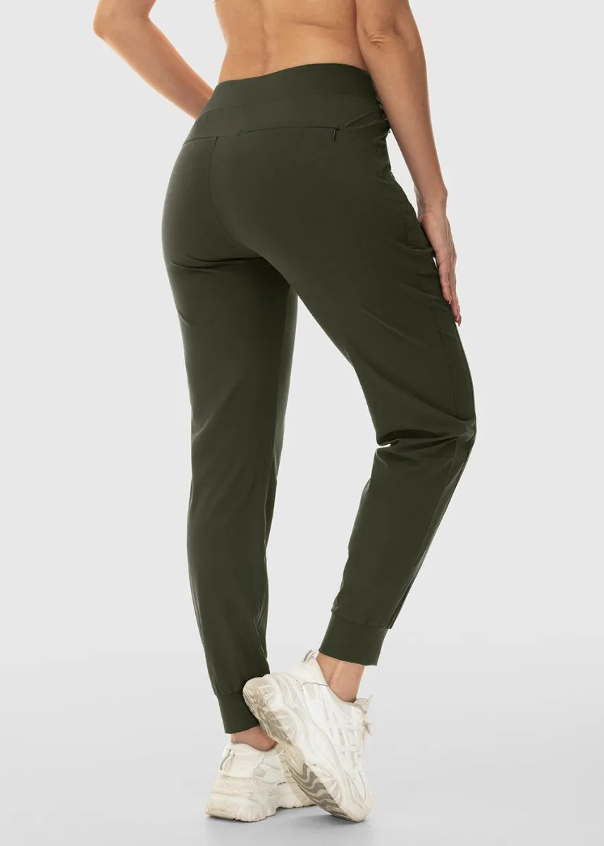 Women's Lightweight Stretch Tapered Athletic Jogging Pants