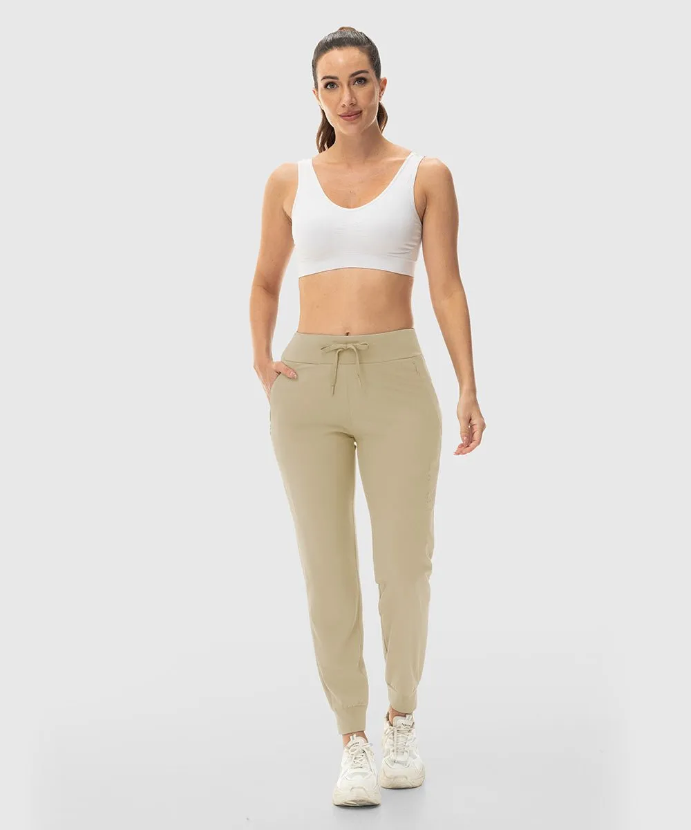 Women's Lightweight Stretch Tapered Athletic Jogging Pants