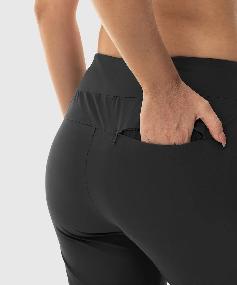 Women's Lightweight Stretch Tapered Athletic Jogging Pants
