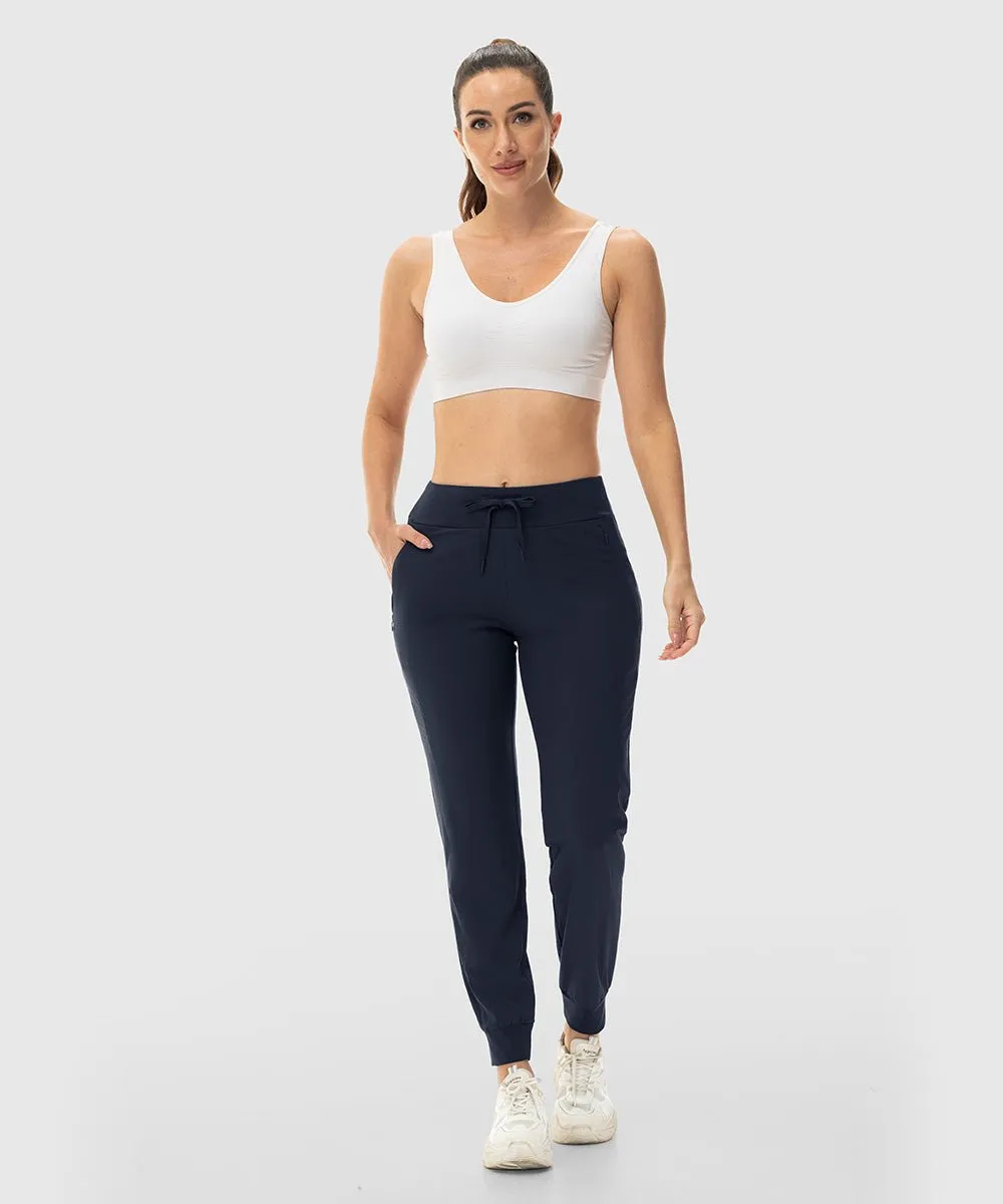 Women's Lightweight Stretch Tapered Athletic Jogging Pants