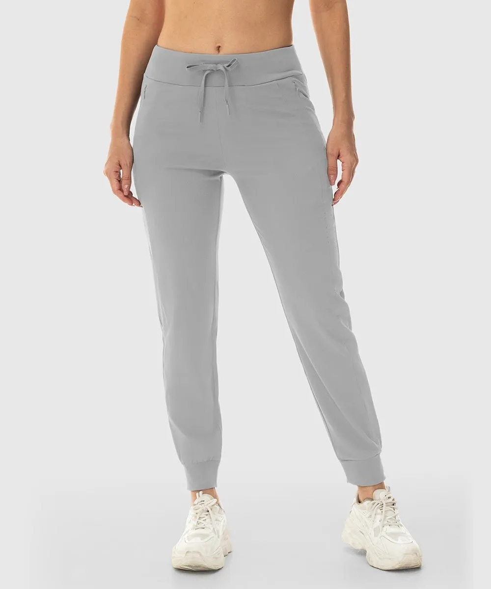 Women's Lightweight Stretch Tapered Athletic Jogging Pants