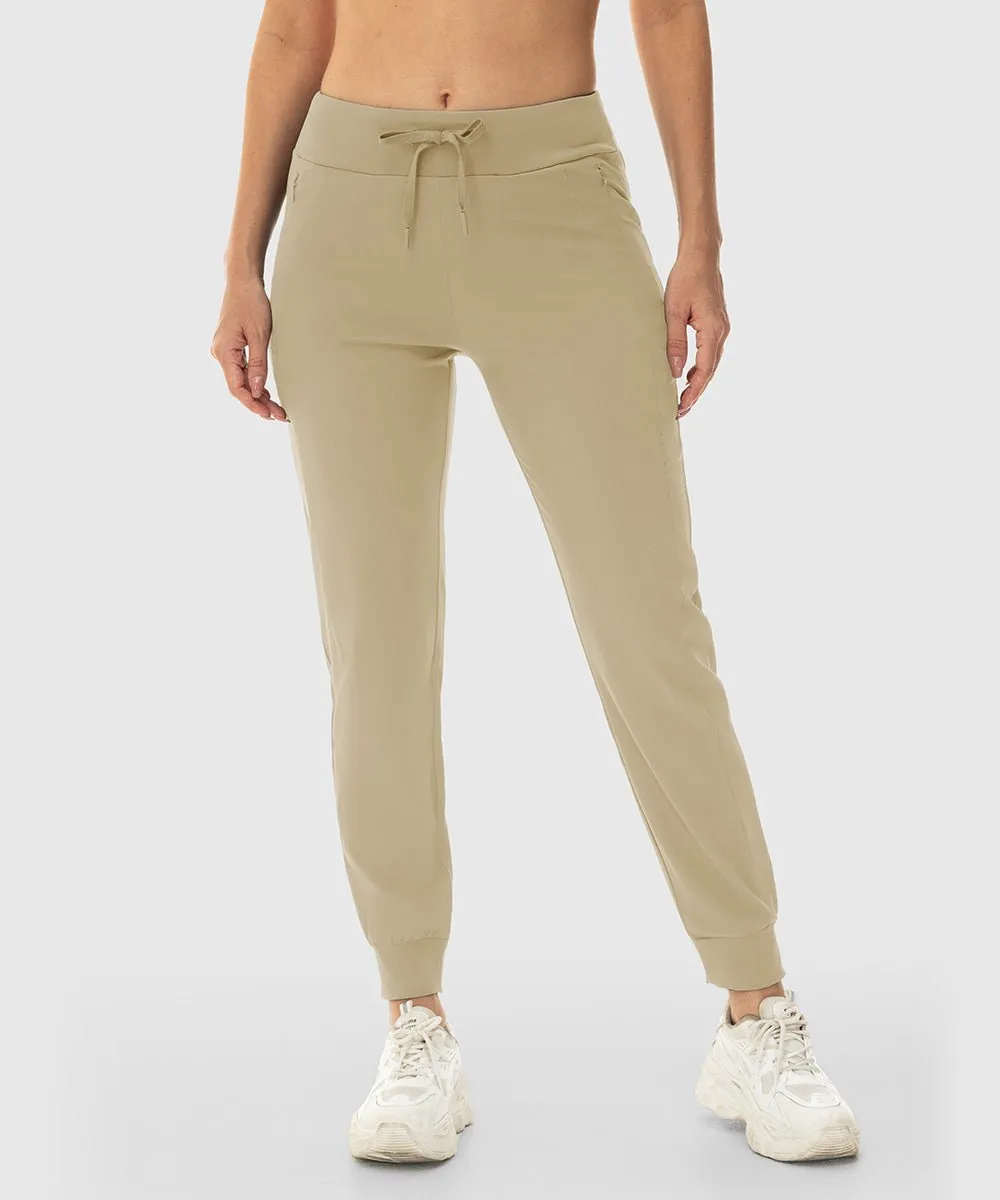 Women's Lightweight Stretch Tapered Athletic Jogging Pants