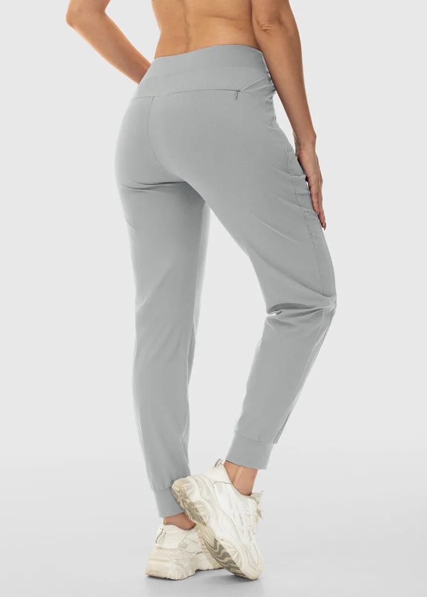 Women's Lightweight Stretch Tapered Athletic Jogging Pants