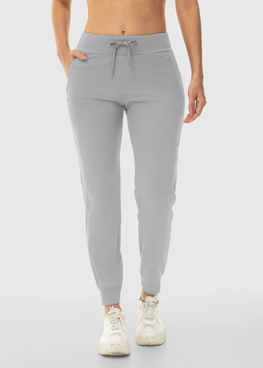 Women's Lightweight Stretch Tapered Athletic Jogging Pants