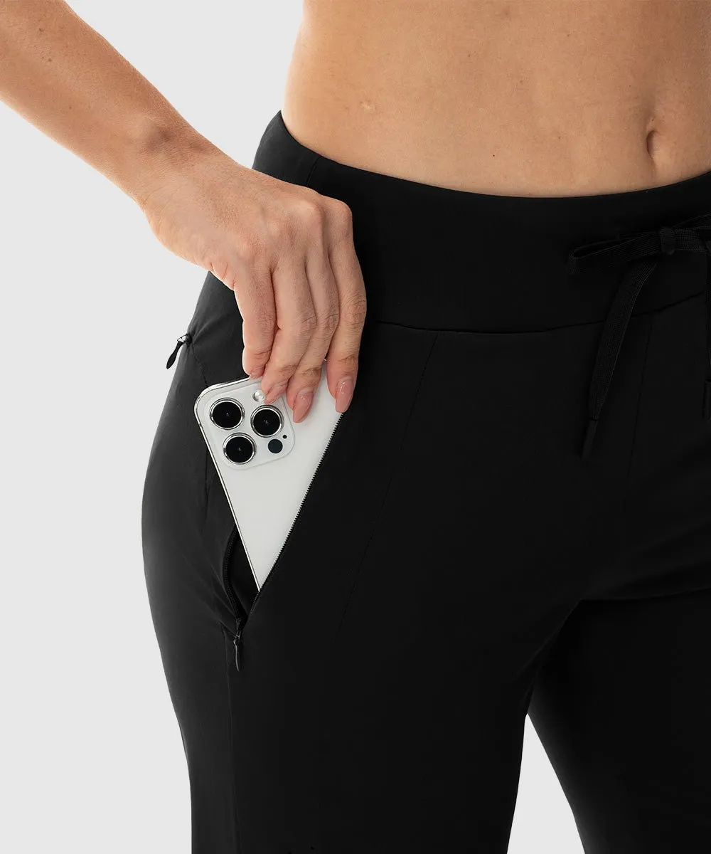 Women's Lightweight Stretch Tapered Athletic Jogging Pants
