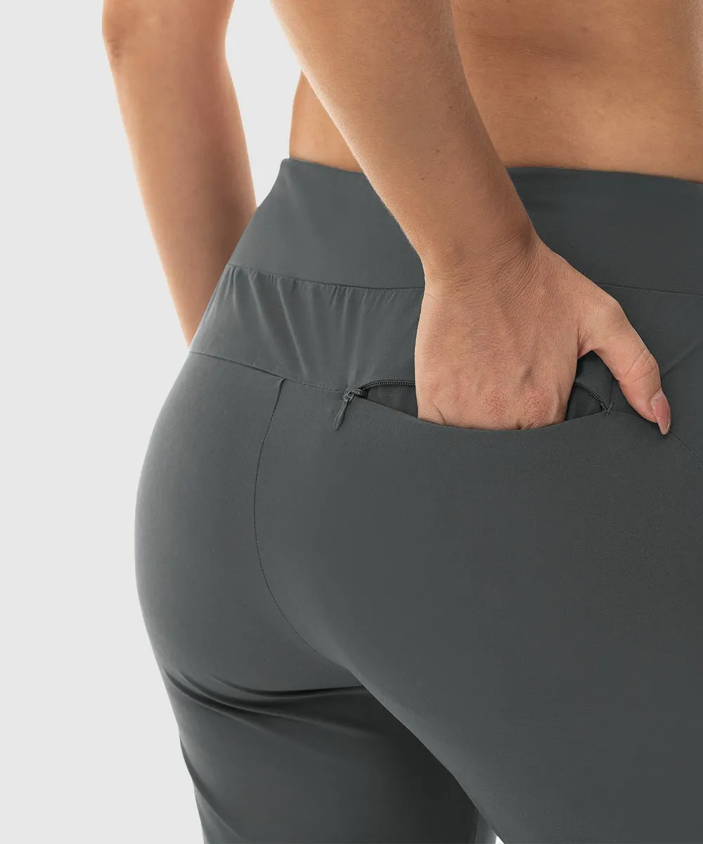 Women's Lightweight Stretch Tapered Athletic Jogging Pants