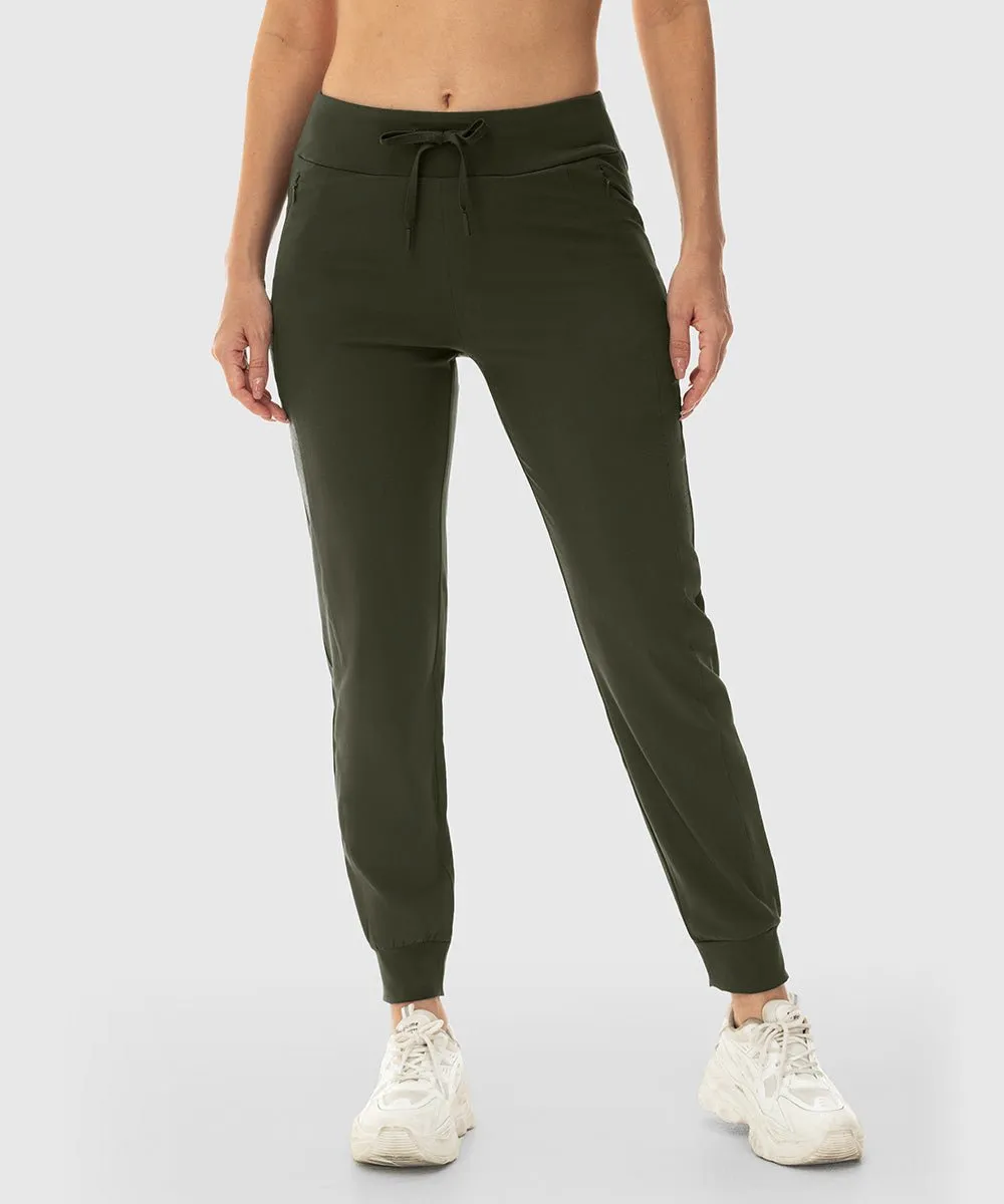 Women's Lightweight Stretch Tapered Athletic Jogging Pants