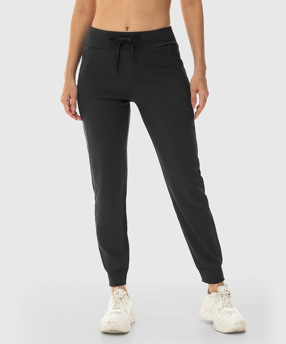 Women's Lightweight Stretch Tapered Athletic Jogging Pants