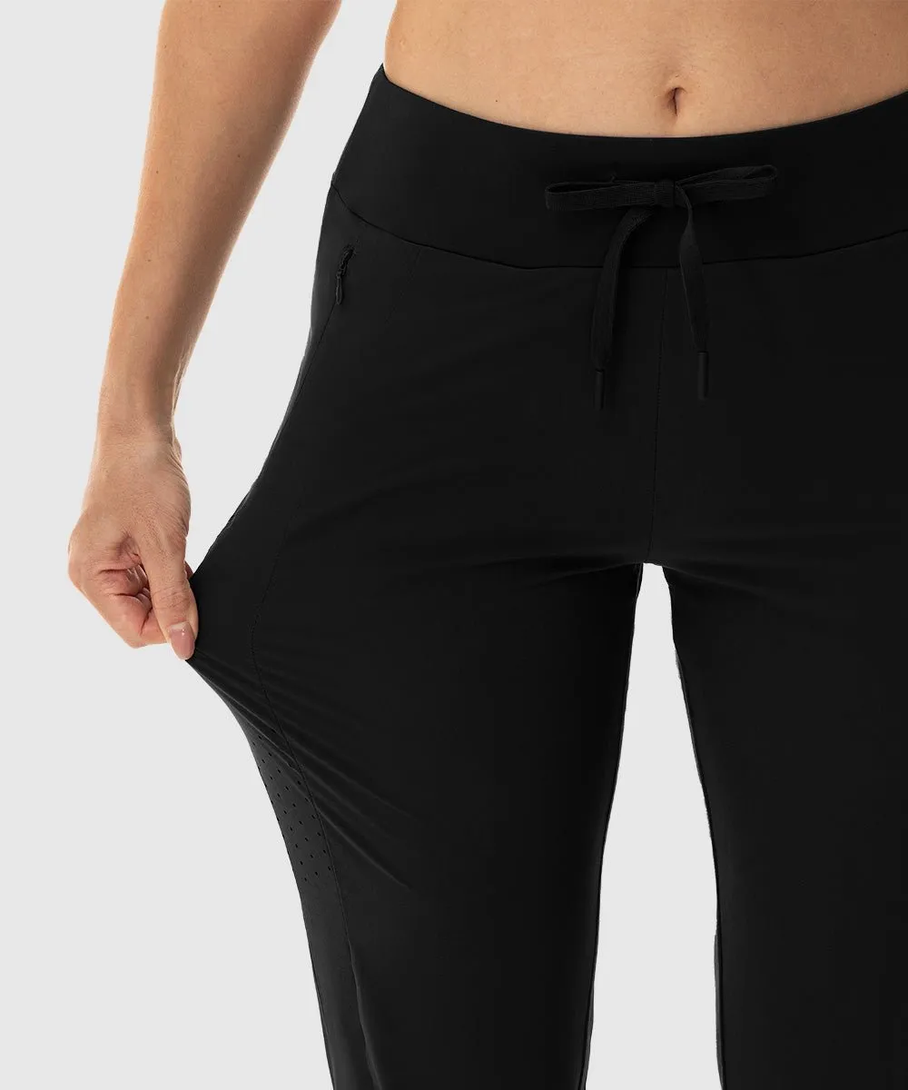 Women's Lightweight Stretch Tapered Athletic Jogging Pants