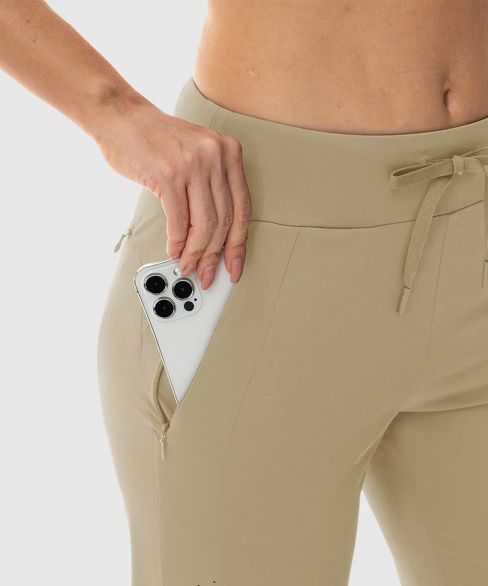 Women's Lightweight Stretch Tapered Athletic Jogging Pants