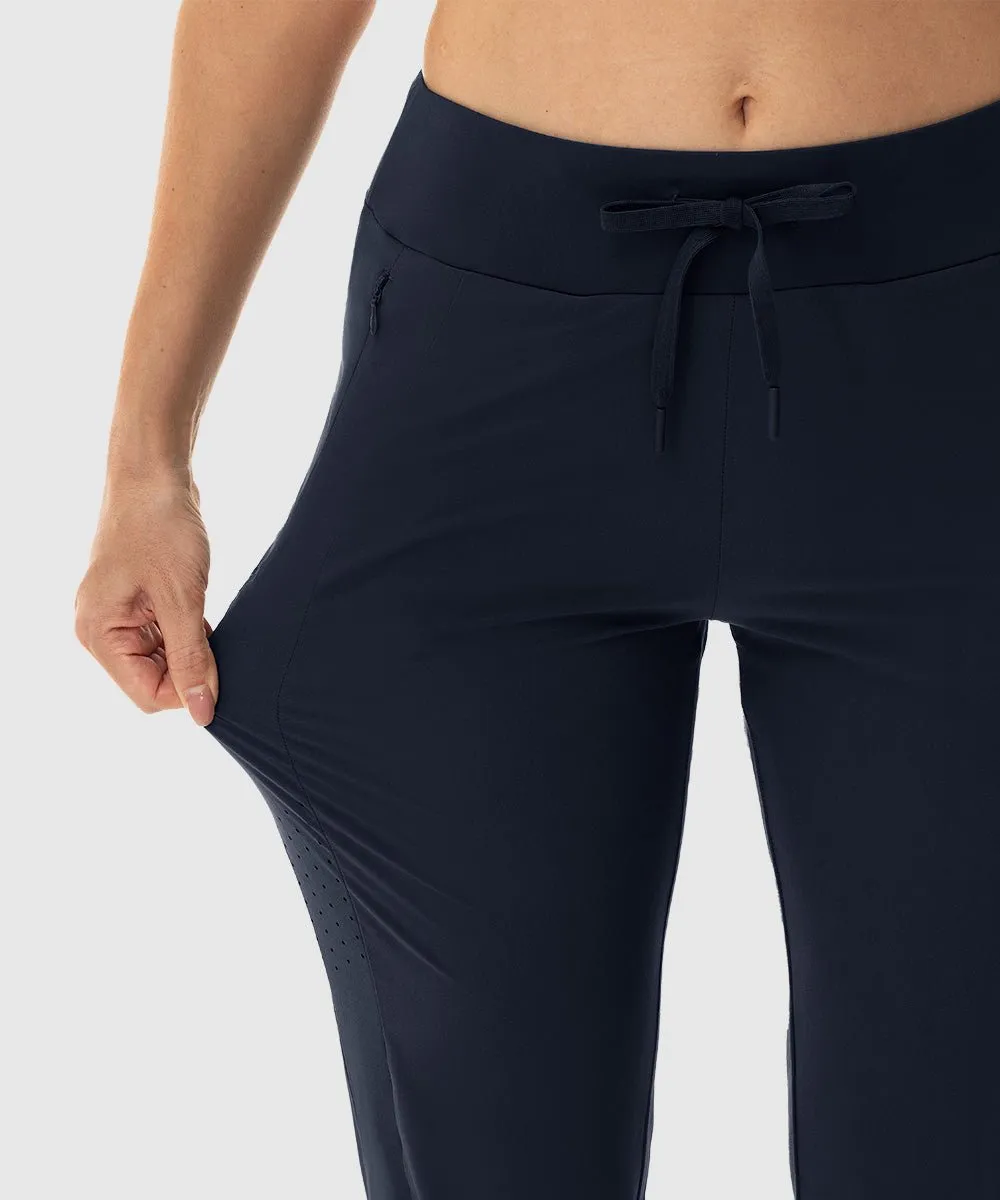 Women's Lightweight Stretch Tapered Athletic Jogging Pants
