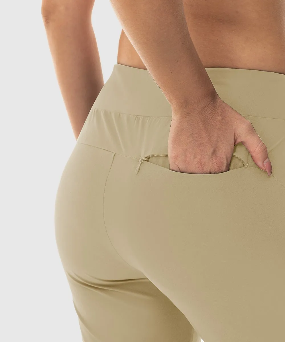 Women's Lightweight Stretch Tapered Athletic Jogging Pants