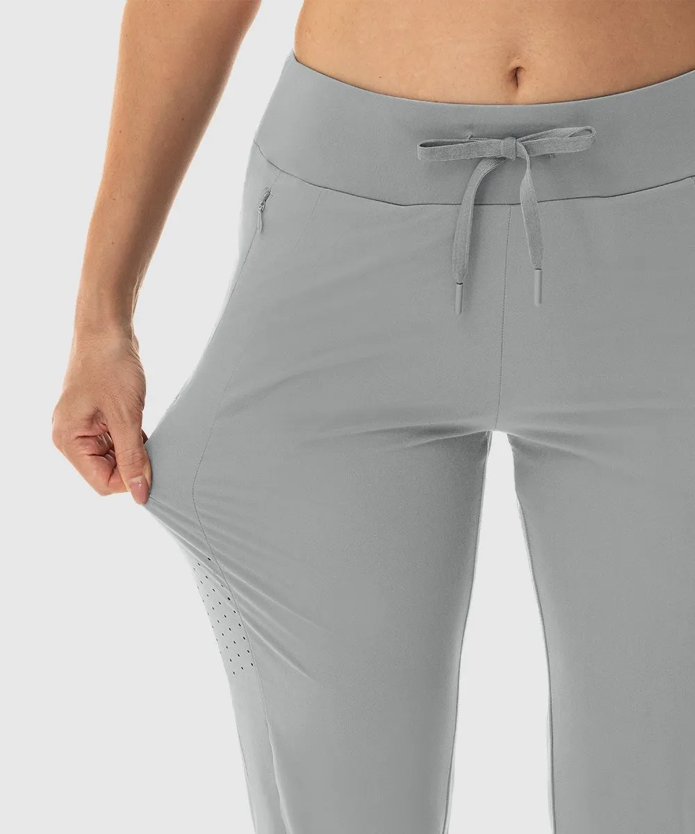 Women's Lightweight Stretch Tapered Athletic Jogging Pants
