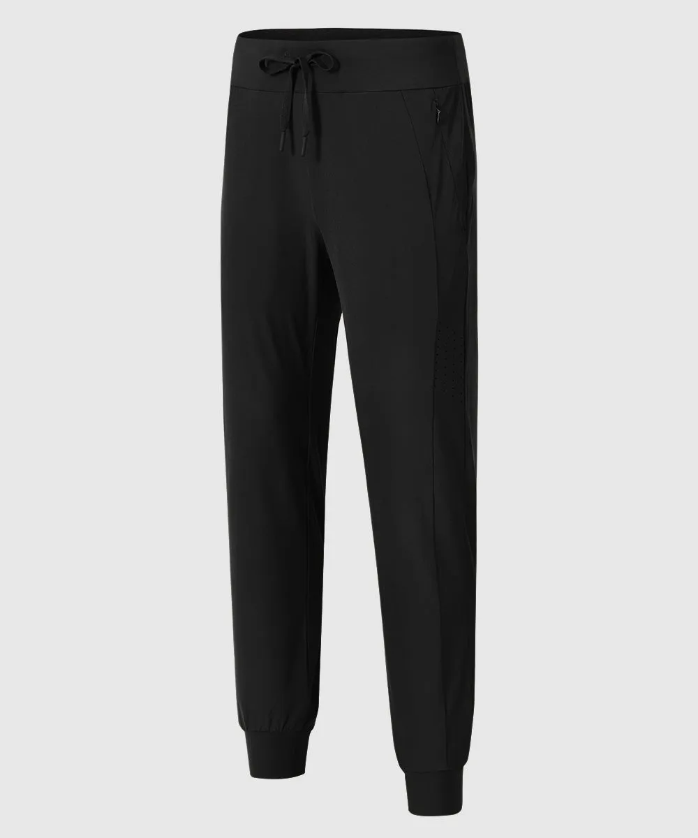 Women's Lightweight Stretch Tapered Athletic Jogging Pants