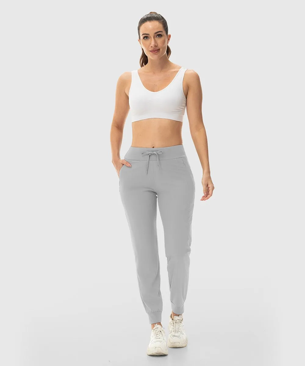 Women's Lightweight Stretch Tapered Athletic Jogging Pants