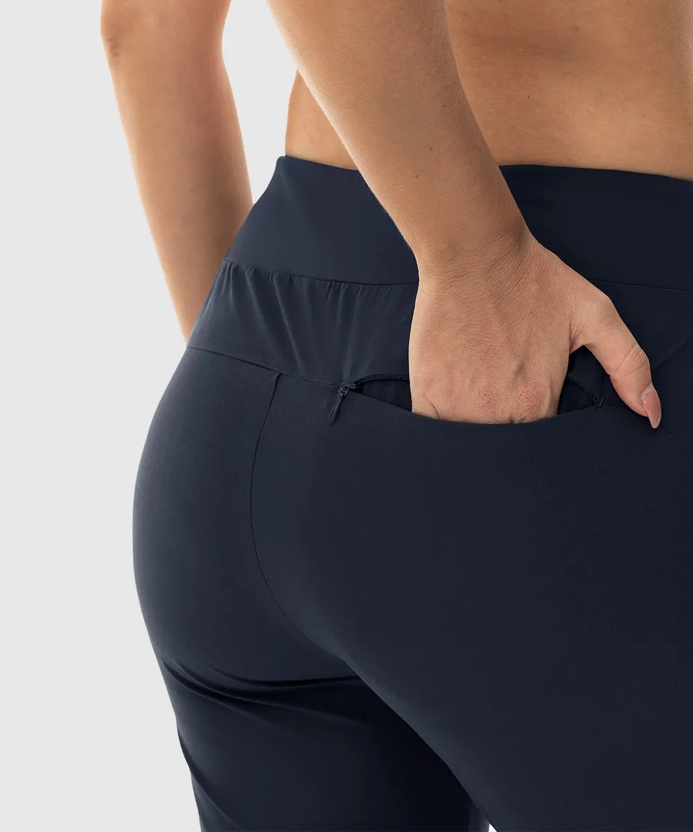 Women's Lightweight Stretch Tapered Athletic Jogging Pants