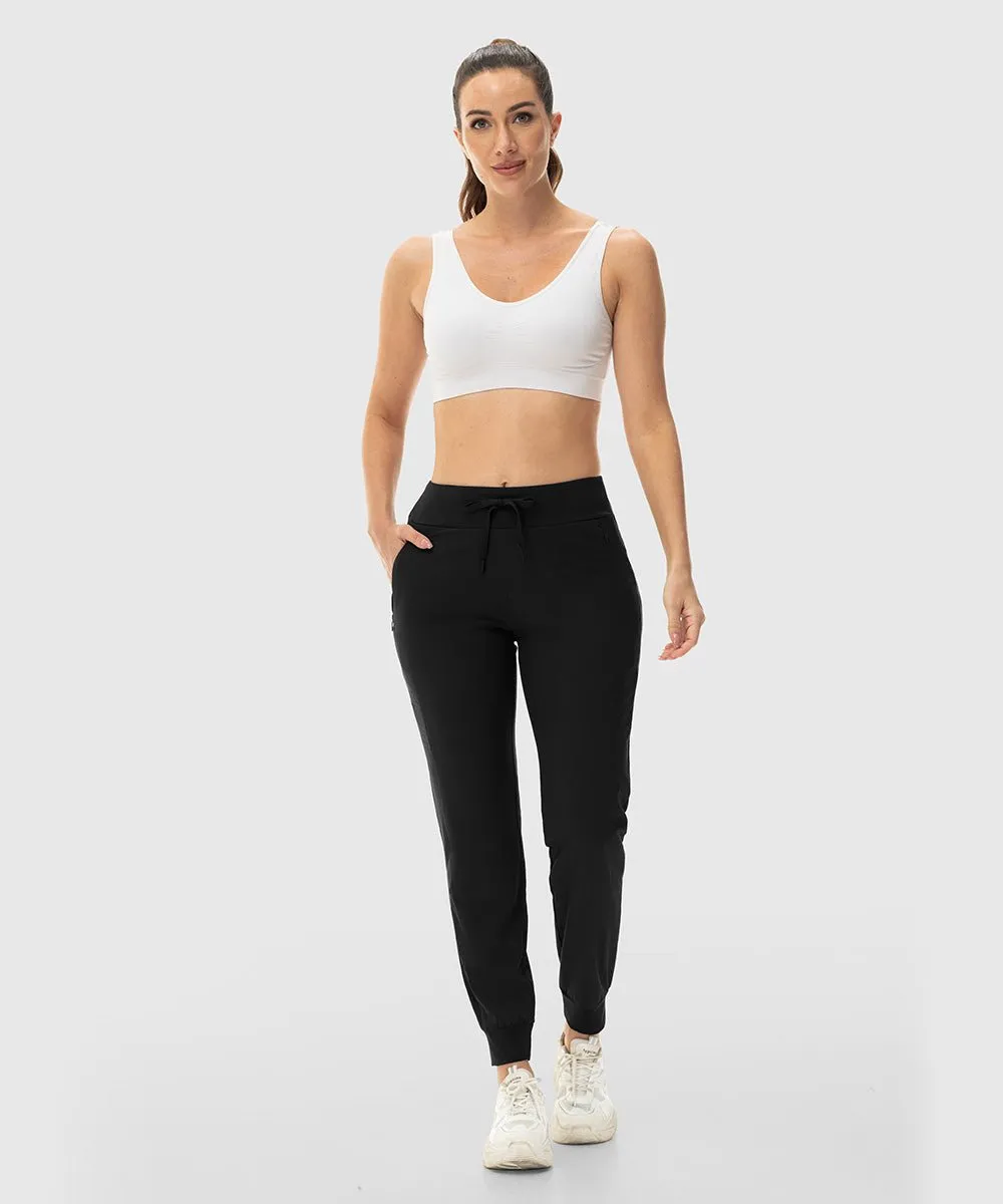 Women's Lightweight Stretch Tapered Athletic Jogging Pants