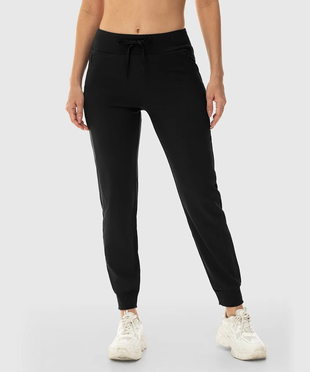 Women's Lightweight Stretch Tapered Athletic Jogging Pants